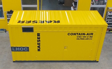 Kaeser Contain-Air: Komplette Druckluftstation im Container