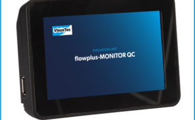 Flowplus-Monitor QC von Viscotec