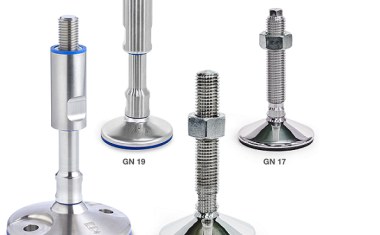 Normelemente der Reihe Hygienic Design von Otto Ganter