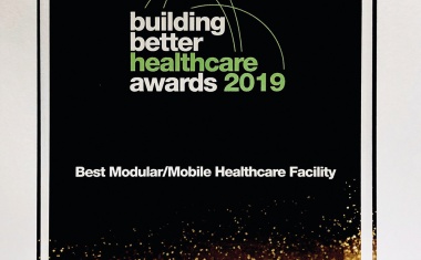 „Shellbe” ein transportfähiger Reinraum - mit „Building Better Healthcare Award“ ausgezeichnet