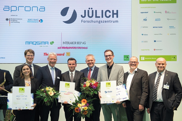 Siegerehrung des Labvolution Award 2019 © Deutsche Messe