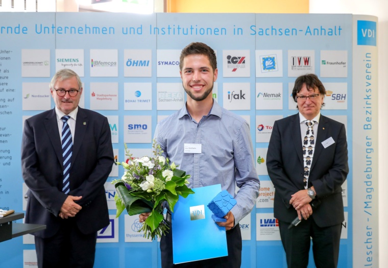 Ruben Goldhahn hat den Umweltsonderpreis des VDI Magdeburger Bezirksvereins...