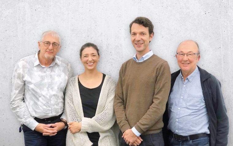 (von li. nach re.): Karl Symior, Maike Symior, Dr. Peter Becker, ­Johannes...