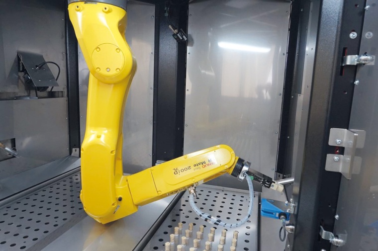 BoKa Automatisierung hat eine Roboterzelle mit einem Fanuc-Roboter entwickelt,...