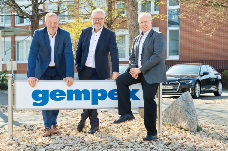 Das Team der Managing Directors der gempex GmbH: (v.l.n.r.) Peter Bappert,...