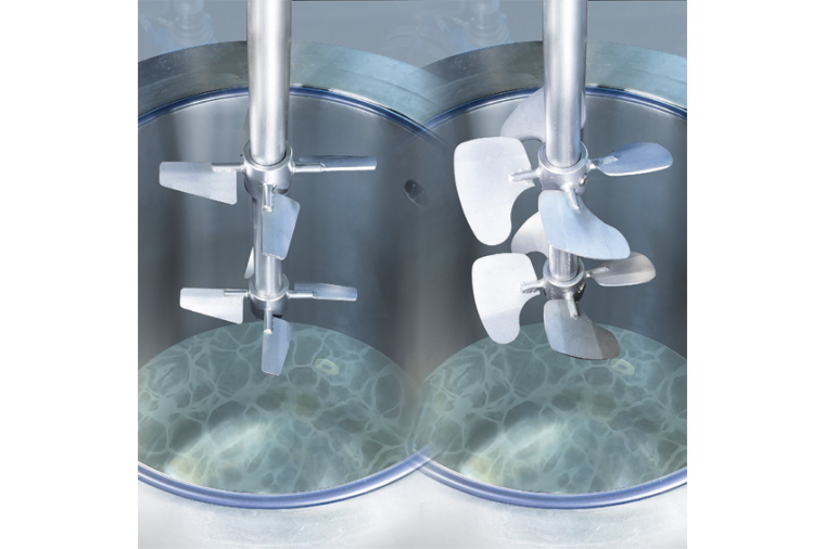 Alternative Rührsysteme: Viscoprop und Isojet B. © Ekato