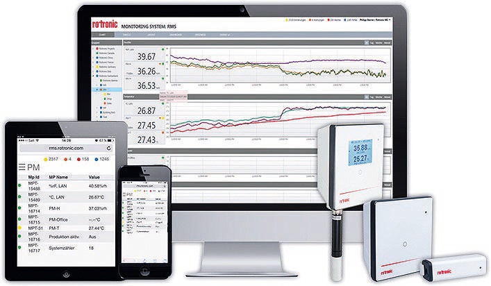 Das Rotronic Monitoring-System (RMS) ist eine Software der GAMP5-Kategorie 4,...