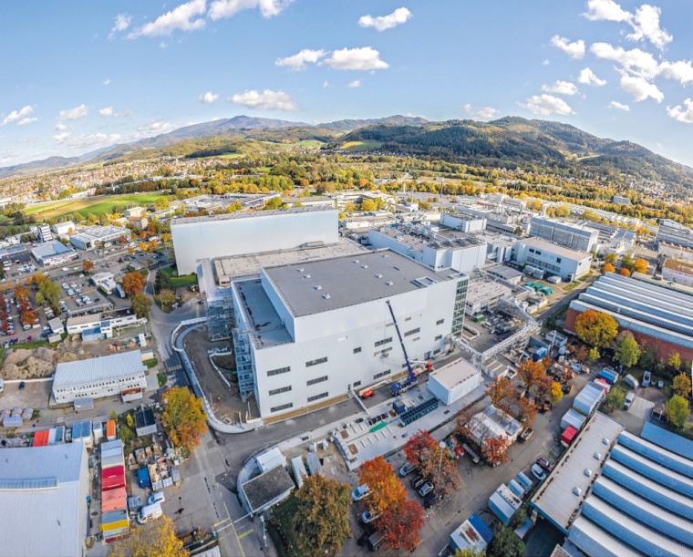 Die neue High-Containment-Produktionsstätte von Pfizer in Freiburg,...