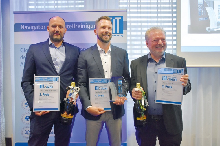 Bei der dritten Verleihung des FiT2clean Awards konnten sich (v.l.n.r) Philipp...