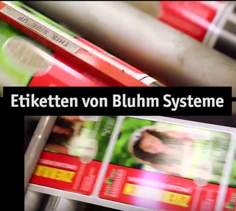 In der Herstellung: Etiketten von Bluhm