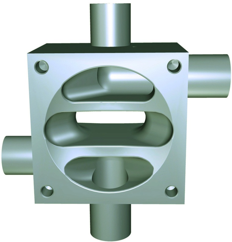 Abb. 1: Robolux-Multiportventile zeichnen sich durch sehr gute fluidische und...