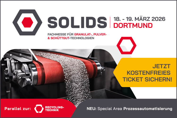 Solids & Recycling-Technik Dortmund 2026 - Synergieffekte auf dem Fachmesse-Duo