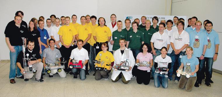 Beim ersten ChemCar-Wettbewerb 2006 traten acht Teams gegeneinander an.